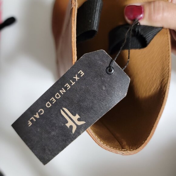 NEW Frye Campus 14L Boots Womens 9.5 Saddle Brown Chore Equestrian Extended Calf - Picture 10 of 10